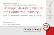 Geothermal Strategic Marketing Plan