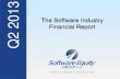 2Q13 Software Industry Financial Report