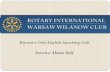 Rotary Warsaw Wilanów Club - Presentation 2012