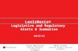 LexisNexis® Legislative and Regulatory Alerts & Summaries