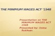 Minimum wages act 1948