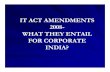 It Amendments Act