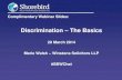 Employment Law - Discrimination:  The Basics