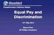 Equal Pay and Discrimination Webinar Slides
