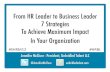 From HR Leader to Business Leader: