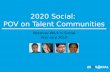 The 2020 Social approach to building Talent Communities