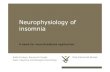Neurophysiology of insomnia
