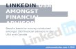 Linkedin Study: usage amongst financial advisors