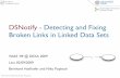 DSNotify - Detecting and Fixing Broken Links in Linked Data Sets