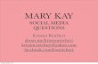 Mary Kay social media apps questions