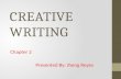 Creative Writing: Get into Write Mind