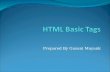 Html Fundamental/Basic tags