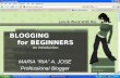 Blogging For Beginners V2