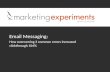 Email Messaging: How overcoming 3 common errors increased clickthrough 104%