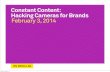 Constant Content: Hacking Cameras for Brands