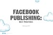 Facebook Publishing Best Practices