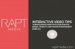 Interactive Video Tips: Turning online video into your hub for brand, product, and content engagement [Week 6]