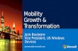 Mobility growth & transformation: Microsoft presentation at TabTimes Tablet Strategy 2014