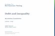 Debt and inequality by Adair Turner
