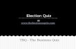 Election Quiz #1 - Answers - The Business Quiz - TBQ