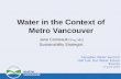 Jane Comeault, Metro Vancouver - Water in the Context of Metro Vancouver