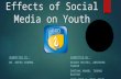 Effects of social media on youth