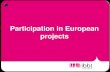 Break out: Participation in European projects - Wendy Ruys