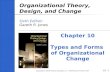 Ch10 - Organisation theory design and change gareth jones