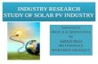 Industrial research solar pv industry