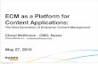 ECM as a Platform - Next Generation of Enterprise Content Management - Nuxeo Webinar Series