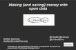 Making money with open data (Keynote)