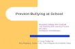 Prevent Bullying At School