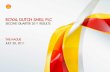 Media webcast presentation Royal Dutch Shell second quarter and half year results 2011