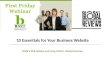 10 Usability Essentials for Business Websites, Greg Muller, Global Reviews