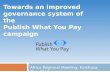 Carlo Merla - Towards an Improved Governance System of the Publish What You Pay Campaign
