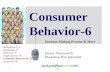 Consumer Bahavior-6 a Marketing Plan prerequisite by