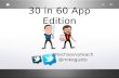 30 in 60 apps NCCE 2012