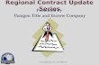 What's New With the Regional Contract