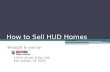 How to Sell HUD Homes