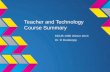 Tand t course summary