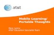 Mobile Learning / Portable Thoughts