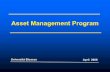 Asset Asset Management Program Management Program