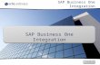 SAP Business One Integration: Integrating SAP Business One with another application or web service using TaskCentre