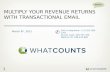 Multiply Your Revenue Returns with Transactional Email