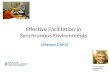 Effective Facilitation in Synchronous Environments pt 2