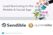 Lead Nurturing in the Mobile and Social Age