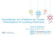 ChemSpider as a Platform for Crowd Participation in Curating Chemistry