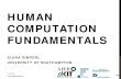 Fundamentals of human computation