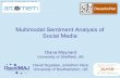 Multimodal opinion mining from social media