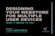 Designing Your Webstore for Multiple User Devices